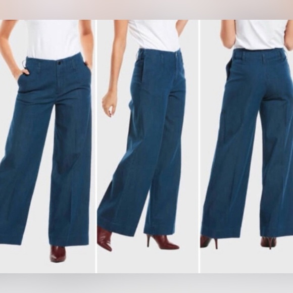 Luxury j Peterman jeans size 12 wide leg oversized flare - Picture 1 of 3